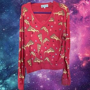 Wildfox Pizza Sweatshirt